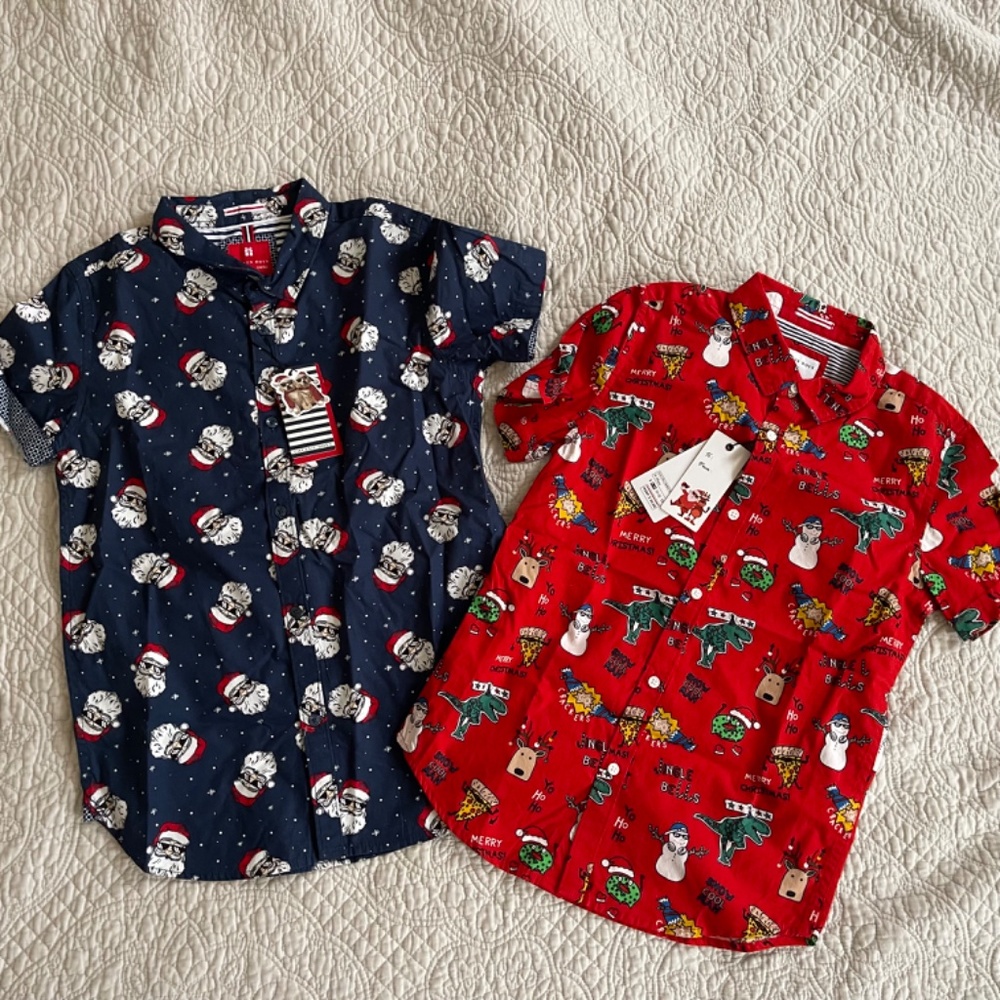 Cactus Boys 2 Christmas shirts